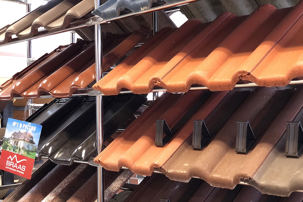 Натуральная черепица Brass (Брасс) и Baltic Tile (Балтик Тайл) в Дубне