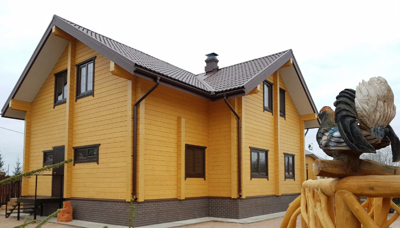 Металлочерепица с покрытием VikingMP<sup>®</sup>E в цвете RAL8017″ title=»Металлочерепица с покрытием VikingMP<sup>®</sup>E в цвете RAL8017″>
</div>
</div>
<br class=