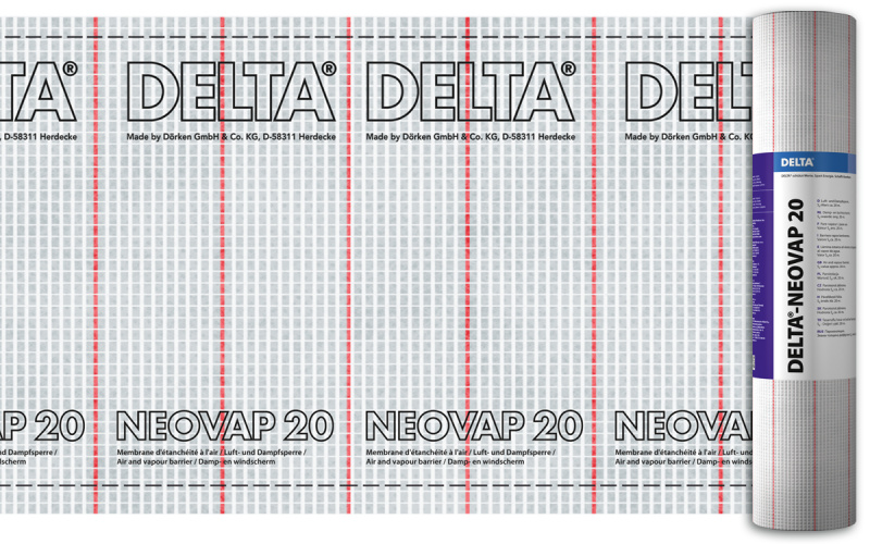 DELTA-NEOVAP 20 Армированная пароизоляционная пленка 1,5х50м 75м²