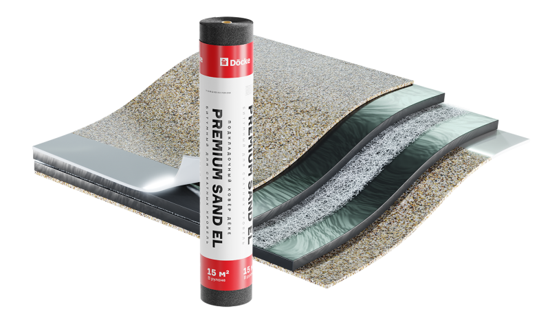 Docke Подкладочный ковер Premium Sand EL 1x15м
