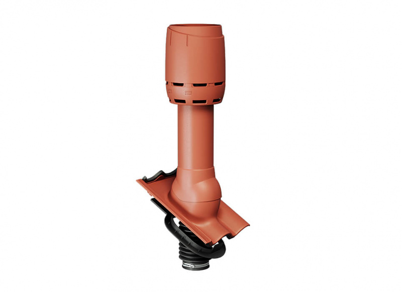 BRAAS Дефлектор канализационного стояка для волновой черепицы h-700мм Ø110мм