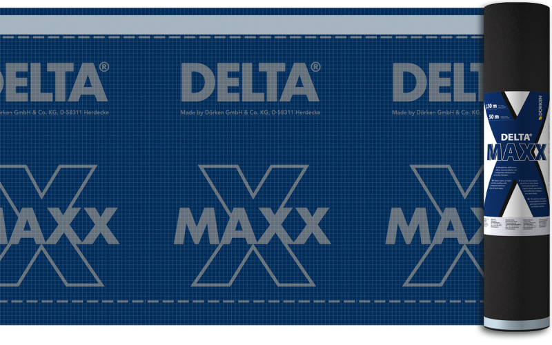 DELTA-MAXX X Энергосберегающая диффузионная мембрана экстремальной прочности 500 H/5см 1,5х50м 75м²